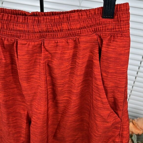 Lululemon Pace Breaker Short  7" Heather Allover Solar Orange Magma Size S - Picture 5 of 9